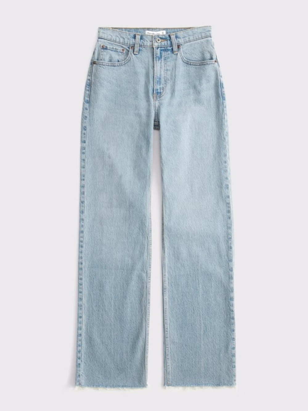 Abercrombie & Fitch Light 90s Relaxed High Rise Curve Love Jeans